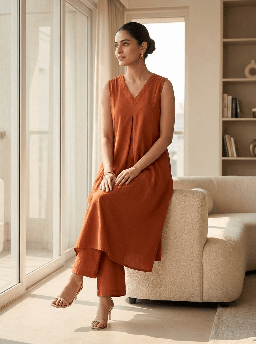 Modal Co-ord Set — Blush view 4